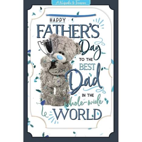 Best Dad 3D Holographic Keepsake Me to You Father's Day Card £3.39